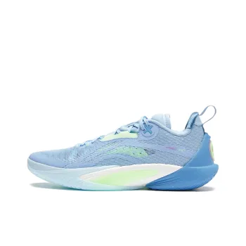 LiNing Speed 10 BOOM Technology Slip Resistant Breathable Support Rebound Low Top Basketball Shoes Men's Aurora Blue