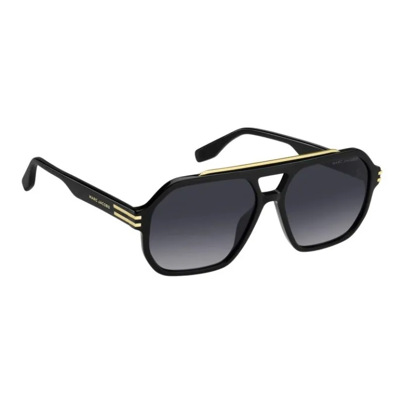 MARC JACOBS 753S Logo-Engraved Navigator-Frame Sunglasses-2