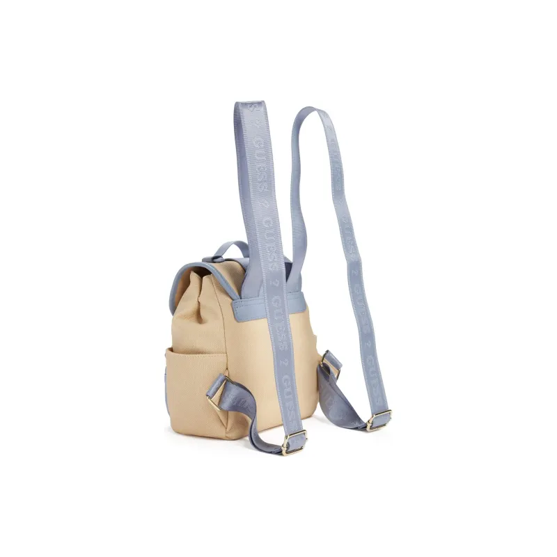 GUESS Artificial Leather Backpack Unisex Blue-1