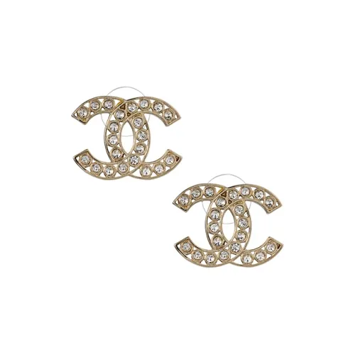 CHANEL Earrings Women's Silver