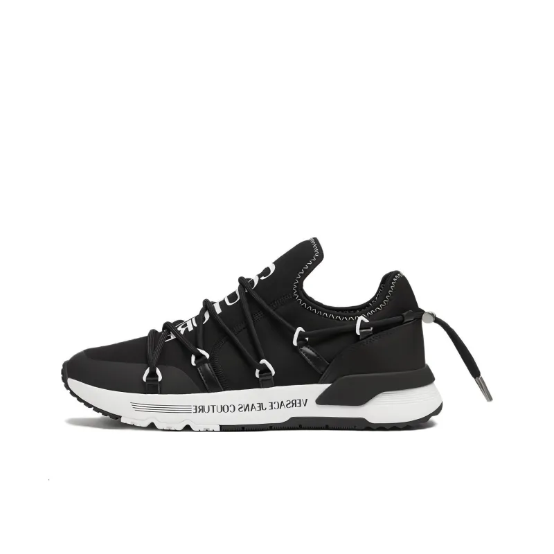 VERSACE JEANS Couture Low Top Casual Shoes Men's Black-0