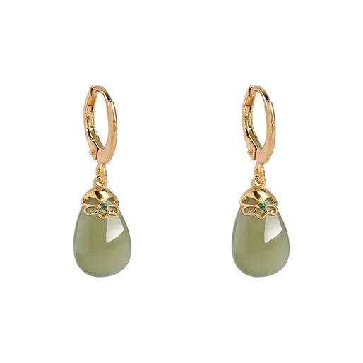 Xiaoyinjiang Hetian Jade Green Jade Women's-0