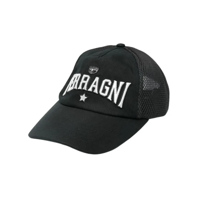 CHIARA FERRAGNI Logo embroidered Mesh Hat-0