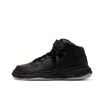 MIHARA YASUHIRO Wayne Skateboard Shoes Unisex High Top Pure Black