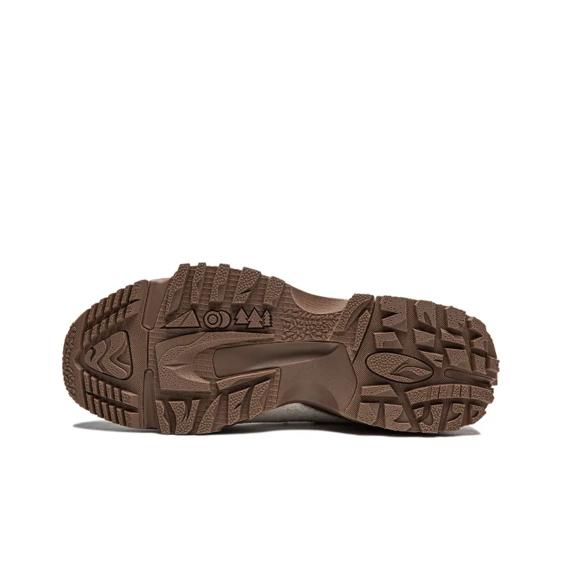 LiNing CF Pro Wilderness Cushioning Waterproof Low Top Casual Shoes Men's White Green Brown-6