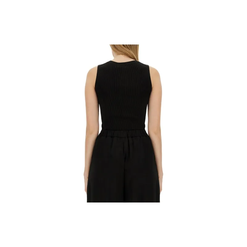 Fabiana Filippi Crewneck Ribbed Tank Top-1