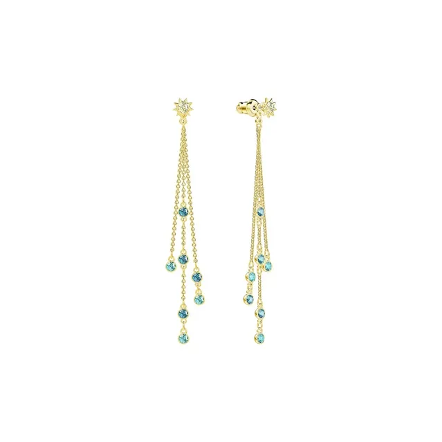 Swarovski Last Summer Earrings Women's Gold Plated-1