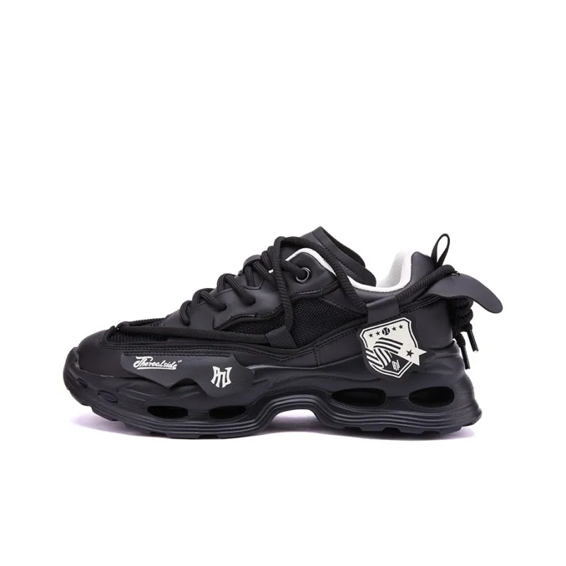 Pnj Anti Slip And Wear Resistant Lightweight Height Increasing Coverage Low Top Chunky Sneakers Men's Ecru-5