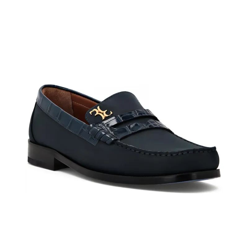 Billionaire Contrast-trim Moccasin-1