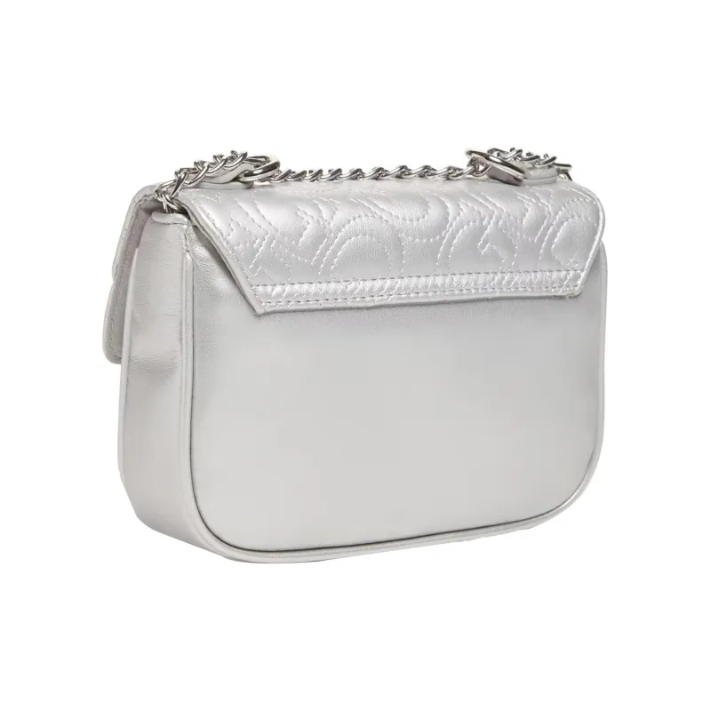 GUESS Artificial Leather Wallet Mini Women's Silver-1