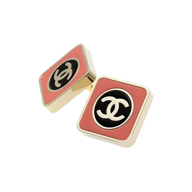 CHANEL 2023 Cc Square Stud Earrings-0