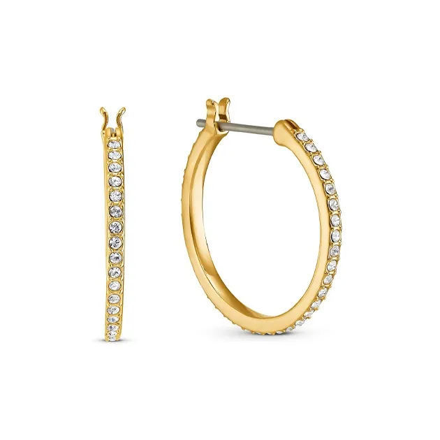 Swarovski Shell Earrings Women's Gold-4