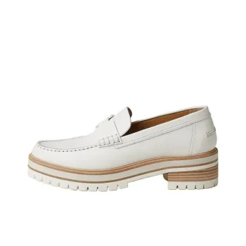 HERMES Ivy Loafers Women's White