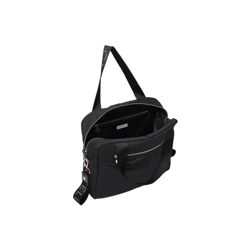 Stella McCartney Logo Strap Zipped Shoulder Bag-3