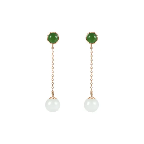 EZRA Hetian Jade Earrings Women's