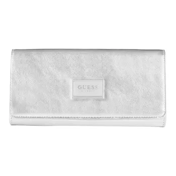 GUESS Artificial Leather Wallet Women's Silver