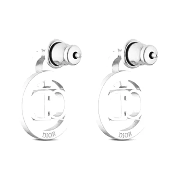 DIOR Earrings Women's Silver-3