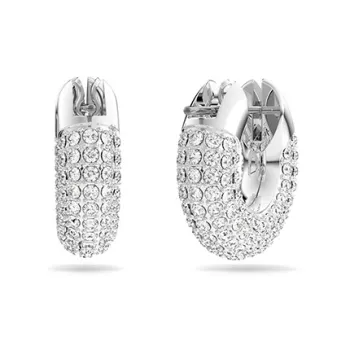 Swarovski Dextera Crystal embellished Hoop Earrings