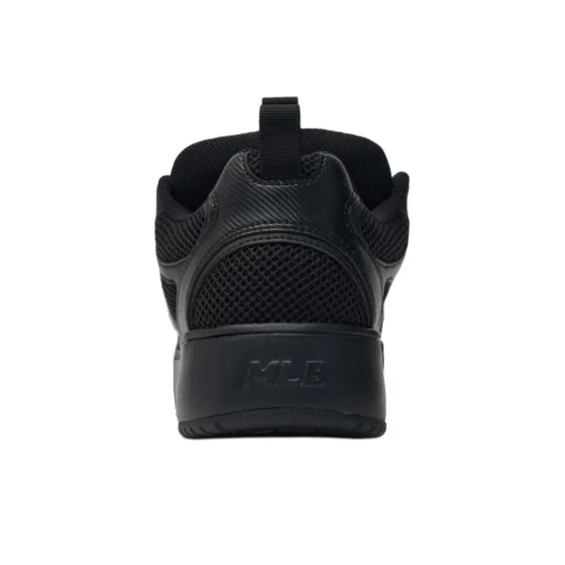 MLB Chunky Wide Anti Slip Wear Resistant Low Top Skateboard Shoes Unisex Black-4