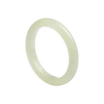 Artisan Lock Heart Jade Hetian Jade Hetian Jade Bangles Women's Green Jade