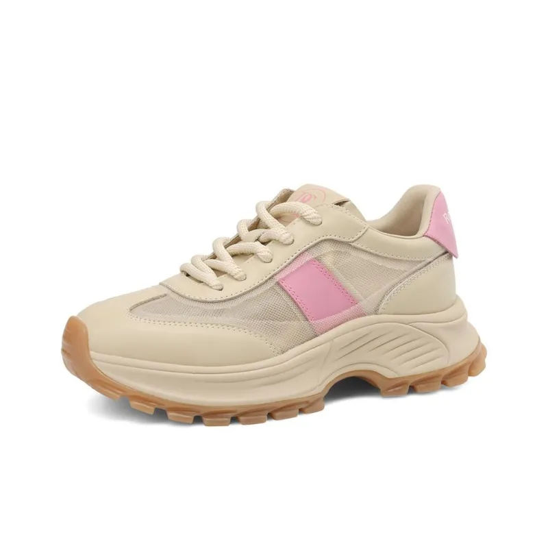 Rosa Bianca Anti-Slip Wear-Resistant Breathable Lightweight Height Increasing Low-Top Chunky Sneakers Women's-1