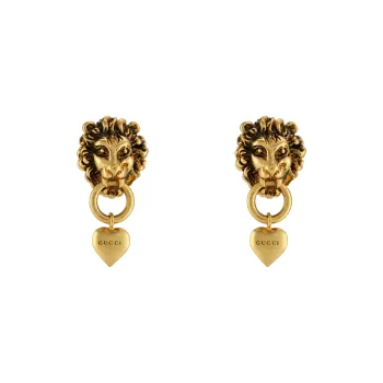 GUCCI Earrings Women's Gold