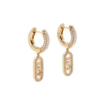 FENDI Earrings Women's Gold
