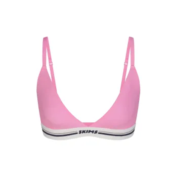 SKIMS FITS EVERYBODY Series LOGO TRIANGLE BRALETTE Bra Women's SUGAR PINK/Sugar Pink