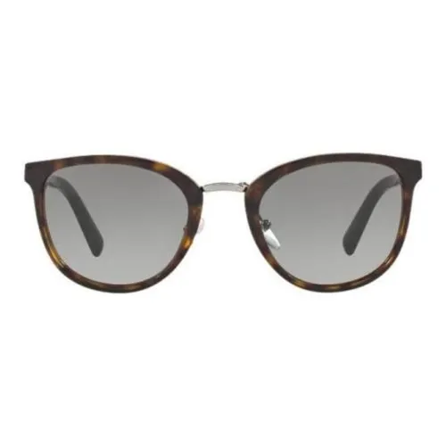 PRADA Plastic Round Sunglasses Men's Tortoiseshell