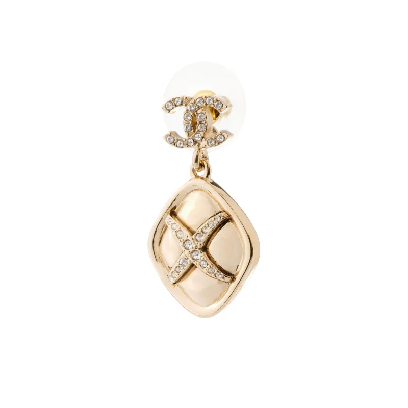 CHANEL Earrings Women's Gold-1