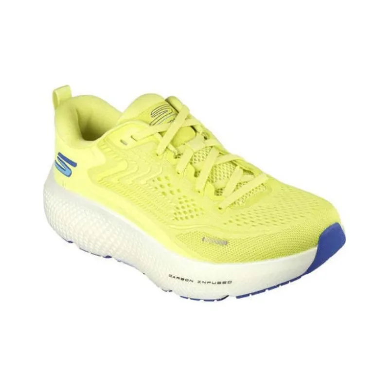 Skechers Go Run Max Road 6 Durable Breathable Low Top Casual Running Shoes Men's Yellow-2