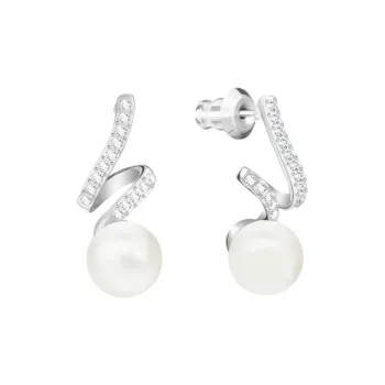 Swarovski White Gold Plated Earrings Women's