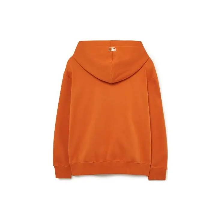 MLB Common Varsity Overfit Sweatshirts Unisex Orange-1