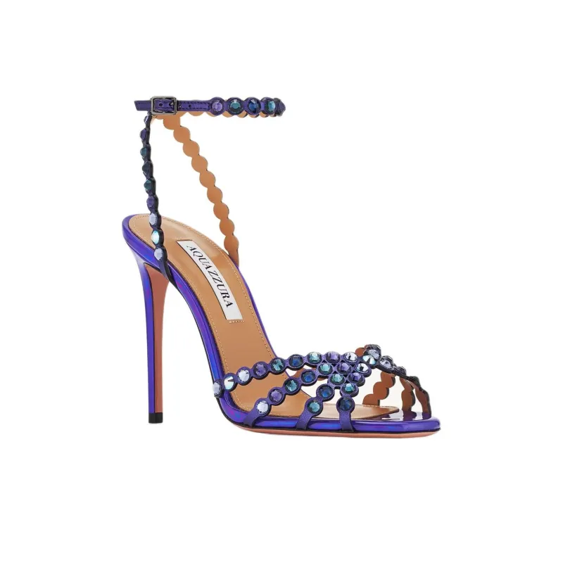 AQUAZZURA Tequila 105mm Leather Sandlas-2