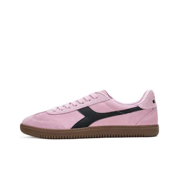Diadora Slip Resistant Cushioning Low Top Skateboard Shoes Unisex Pink