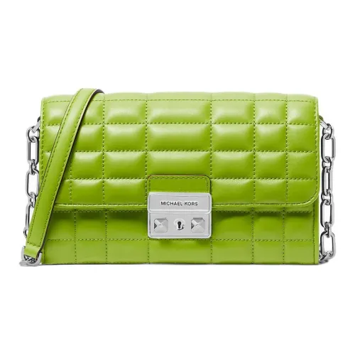 MICHAEL KORS Leather Shoulder Bag, Crossbody Bag Tubas Women's Pear Green