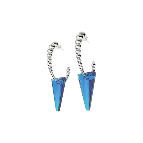 DFALLA Earrings Women's Blue Triangle Earrings