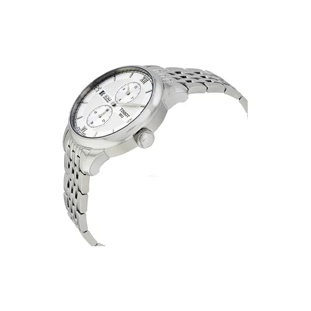 TISSOT Le Locle Collection Automatic Mechanical Movement Men's Watches Watch 39.3mm Silver Dial Stainless Steel Case-1