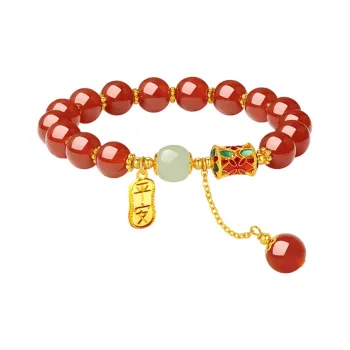 BAGGL Colored Glaze Jade Bracelets Women's