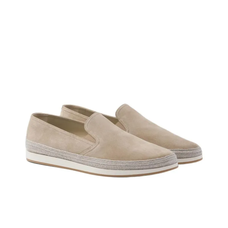 PRADA Suede Slip-on Espadrilles-2