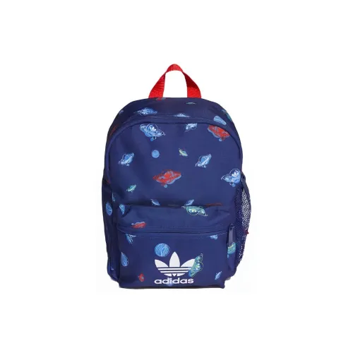 Adidas Originals Polyester Backpack Mini Women's Blue
