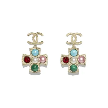 CHANEL Earrings Women's Multicolor