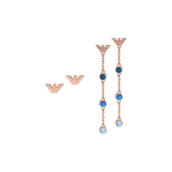 EMPORIO ARMANI Copper Alloy Earrings Women's