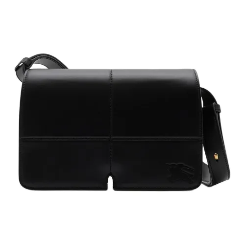 Burberry Calfskin Shoulder Bag Crossbody Bag Women's Black