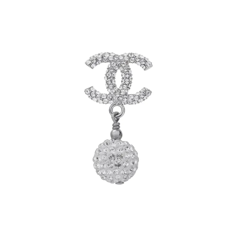 CHANEL 22c Early Spring Earrings Women's Silver-4