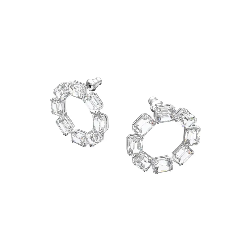 Swarovski Millenia Earrings Women's Silver-2