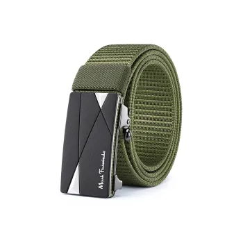 FAIRWHALE Fashion No Tooth High Value Automatic Buckle Pants Belt Men's Width 3.5CM