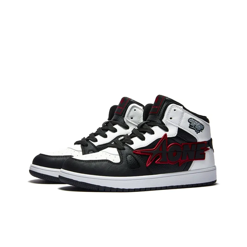 A1 Cushioning, Abrasion Resistant, Height Increasing High Top Skateboard Shoes Unisex-24