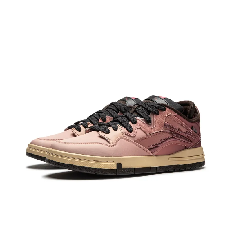 LiNing Wei Wu PRO PRO Low Top Skateboard Shoes Men's New Mist Rose Pink-2