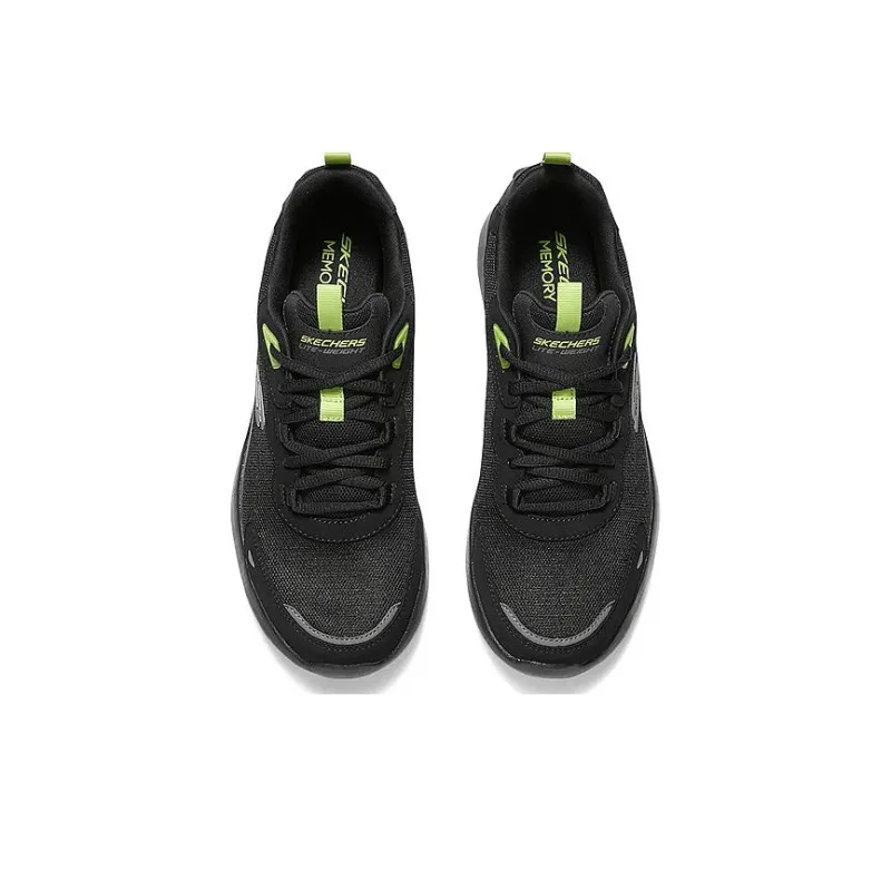Skechers Cushioning, Abrasion Resistant, Breathable, Support, Lightweight Low Top Casual Shoes Men's Black-3